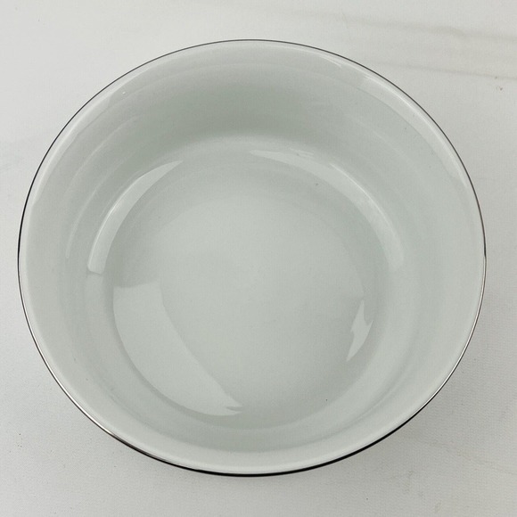 Haviland Forever Spring 7.5" Round Vegetable Bowl Pastel Flowers Silver Rim - Picture 2 of 7